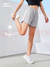 鸿星尔克运动裤女夏季新款清爽吸湿速干跑步健身运动短裤女子短裤五分裤 云灰色 L 实拍图