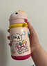 babycare儿童保温杯婴儿宝宝学饮吸管水杯水壶不锈钢保温杯上学450ml 实拍图