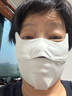 UV100台湾冰丝防晒口罩男女春夏季防紫外线透气护眼角面罩25537极简灰 实拍图