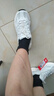 卡帕（Kappa）官方背靠背女鞋老爹鞋女透气增高网面运动鞋子女 经典白 38.5 实拍图