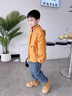 G.DUCKKIDS童装儿童冲锋衣三合一可拆卸春秋装男童外套防风夹克小童男孩风衣 黄色三合一 110  【建议身高105cm左右】 实拍图