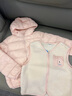 巴拉巴拉（BALABALA）童装儿童羽绒服两件套男童女童宝宝冬装连帽外套 绿白色调00341 140 充绒量52g 实拍图