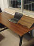 慕加餐桌家用小户型吃饭桌子实木色工业风北欧简约饭店商用餐桌椅组合 【加厚30mm台面】胡桃色160CM 实拍图