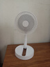 那时海折叠伸缩可充电小风扇USB可蓄电电风扇电池小电扇户外随身便携式风扇桌面静音台式风扇大风力 6寸折叠伸缩充电款 实拍图
