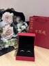 老凤祥莫比乌斯999足银情侣戒指表白求婚对戒情人节生日礼物女友老婆 莫比乌斯无尽的爱对戒+定制刻字 实拍图