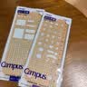 国誉(KOKUYO)B6手账笔记本子Campus MO活页手帐本配件·模板尺 计划款 WCN-CDTYS03 实拍图