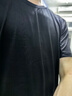 迪卡侬（DECATHLON）短袖速干衣T恤男上衣运动透气半袖宽松训练健身跑步FICM 时尚黑 M (欧码版型，建议拍小一码) 实拍图