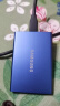 三星（SAMSUNG） 2TB Type-c USB 3.2 移动固态硬盘（PSSD） T7 蓝色 NVMe传输速度1050MB/s 手机直连笔记本外接 实拍图