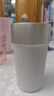 HOLOHOLO316不锈钢保温杯 男女士高档便携咖啡杯 颜值儿童吸管杯茶水杯子 【升级陶瓷内胆】镜面白-500ml 实拍图