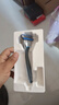 舒适（Schick）水次元5保湿款剃须刀【1刀架6刀头】男士剃须刮胡刀 带S型底座 实拍图