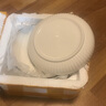 肃匠餐具家用套装碗盘简约米饭碗盘套装纯白釉下彩陶瓷碗微波炉用 8英寸盘(山田) 4头 实拍图