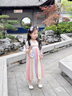 G.DUCKKIDS童装汉服女童连衣裙夏季公主裙儿童裙子中国风古装襦裙六一表演服 花朵流苏粉色 100 尺码2~3岁【 90-100cm】cm 实拍图