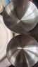 美厨（maxcook）304不锈钢碗 加厚大汤碗双层隔热 餐具面碗20cm 3件套MCWA4961 实拍图