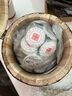 醉然香 福鼎白茶 寿眉小茶饼陈香老白茶茶叶木桶礼盒装500g 实拍图