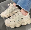 FILA【杨幂同款】官方豌豆鞋女鞋老爹鞋运动鞋冬季新款运动休闲鞋 燕麦棕-OM 36.5 实拍图