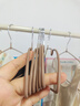 百草园衣架防滑挂衣服无痕哑光树脂衣架挂加粗加宽成人家用晾晒衣撑10支 实拍图