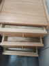 原始原素实木床头柜现代简约极窄床边柜橡木收纳柜三抽0.38米L7022 实拍图