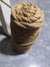 麻绳绳子麻线diy手工编织材料网格装饰照片墙吊牌细麻绳 本色6mm50米1卷（圆柱形） 实拍图