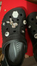 卡骆驰crocs洞洞鞋贝雅男鞋女鞋轻便耐磨一脚蹬拖鞋休闲鞋|10126 黑色-001 39 (240mm) 实拍图
