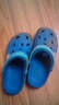 酷趣（Coqui）儿童洞洞鞋男童女童轻质排沙两穿休闲拖鞋大童星空蓝32-33 CQ8537 实拍图