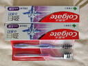 高露洁（Colgate）劲白系列小苏打牙膏牙刷套装（牙膏北美留兰味 120g×3+牙刷×3） 实拍图