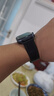iboann适用iQOO WATCH GT手表表带皮革vivowatchgt替换腕带经典小牛皮智能手表黑色带生耳原装替换配件带 实拍图