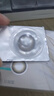 强生安视优美瞳彩色隐形眼镜日抛水凝胶防晒30片装黑灰金色晶茜575度 实拍图