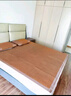 南极人凉席藤席子1.8x2米夏季冰丝藤双面天然单人宿舍家用软草席1.5米 红棕【A面藤席/B面冰丝席】 单件装 180cm*200cm 实拍图