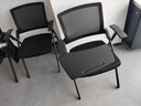 盛浪折叠椅办公椅会议椅子电脑椅学习椅培训椅带写字板尊享款黑色无轮 实拍图