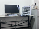 奥伦福特  电脑桌台式家用电竞游戏桌办公书桌简约书房写字桌子 欧式岩板灰-单桌140*60 升级款电竞桌 实拍图