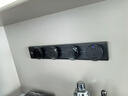 美的（Midea）移动轨道插座家用厨房餐边柜滑动电力轨道排插免打孔轨道插座明装【黑】50cm轨道赠4个五孔 实拍图