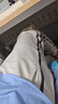 顶峰保罗（Dingfengbaoluo）裤子男士垂感直筒休闲长裤宽松春夏季阔腿运动2356卡其3XL 实拍图