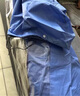 雨航（YUHANG）电动车雨衣雨披单人连体电瓶摩托车骑行一体式加大加厚雨衣 藏青 实拍图