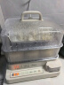 美的（Midea）电蒸锅 22L三层大容量外置加水蒸锅电蒸锅 透明视窗不锈钢蒸片多用途蒸包子锅多功能锅ZGC322301 实拍图