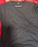 【京喜自营 棉质多色T恤】NASALIKE短袖t恤男轻薄凉爽宽松圆领 黑色 -NASA-180短袖 L 【100-115斤】 实拍图