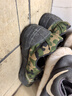 维致迷彩解放鞋 男女军训登山户外劳保防刺穿耐磨帆布胶靴 WZ2001 44 实拍图
