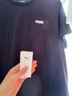 彪马PUMA 纯色修身印花休闲短袖T恤男女情侣款运动上衣 690229 实拍图