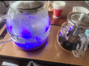 FUNORK全自动底部上水电热水壶烧水壶煮泡茶家用茶台一体机茶桌茶几嵌入式茶具套装 消毒款（尺寸37x20cm） 实拍图