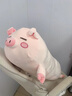 赟娅飞天猪毛绒公仔长条抱枕小猪布娃娃陪睡玩偶床上夹腿专用沙发靠枕 【眯眼1.1米】升级加大内胆可拆洗 实拍图