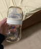 bebebus铂晶钻光奶瓶ppsu0-6个月新生儿宽口偏心仿母乳防胀气吸管奶瓶 超值奶瓶4件套160+300ml（0-6个月） 实拍图