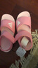 阿迪达斯（adidas）儿童凉鞋夏季男女大小童沙滩鞋  IH3634粉/白  实拍图