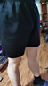 李宁五分裤男专业比赛服羽毛球服男子速干凉爽比赛裤AAPR379 黑色-6 L 实拍图
