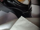 觅艳男士商务正装内增高皮鞋男透气韩版真皮休闲英伦男鞋子青年结婚鞋 黑色（平跟款） 40 实拍图