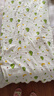 棉加加（Cotton++）纱布浴巾6层婴儿纯棉宝宝全棉100%新生儿童3-6-12岁洗澡包被裹巾 绿油果【a类6层】高密柔纱70*140 cm拉伸尺寸 实拍图