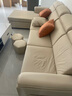 创繁现代可拆洗布艺沙发简约客厅小户型免洗科技布沙发组合家具 四人位+左右互换贵妃+茶几电视柜 高密度海绵座包/猫抓皮 实拍图