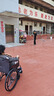 鱼跃(yuwell)轮椅车H051折叠老人轻便旅行手推车钢管免充气胎代步车 实拍图