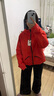 迪卡侬（DECATHLON）儿童冲锋衣保暖外套男童女童上衣秋户外防雨透气夹克MH900 橙红色-2025年新款 161-172cm14-15岁 实拍图