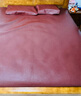 蜀杉A类高端头层水牛皮凉席三件套1.8米牛皮席真皮空调席高级夏凉席子 软席 厚度4.6（单席） 1.8米床 200cm*180cm 实拍图