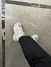 斯凯奇（Skechers）奶茶熊女鞋夏季厚底老爹鞋软底透气百搭熊猫鞋休闲运动鞋149238 实拍图