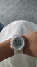 独角兽手表女ins高颜值中小学生儿童多功能夜光防水电子表男帅气 运动风-白色电子表 单手表 实拍图